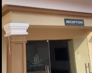 Merak Cleaning Solutions hotel housekeeping team maintaining a spotless hotel reception and front desk in Nigeria