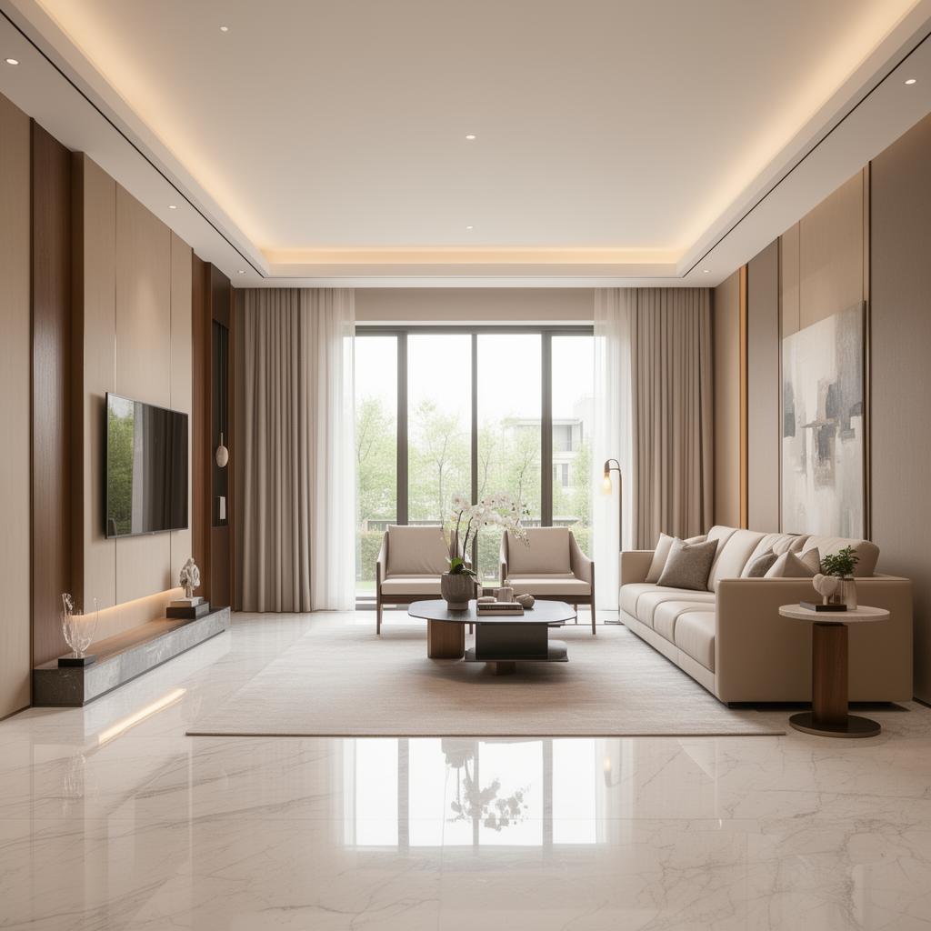 Pristine luxury home interior cleaned by Merak Cleaning Solutions